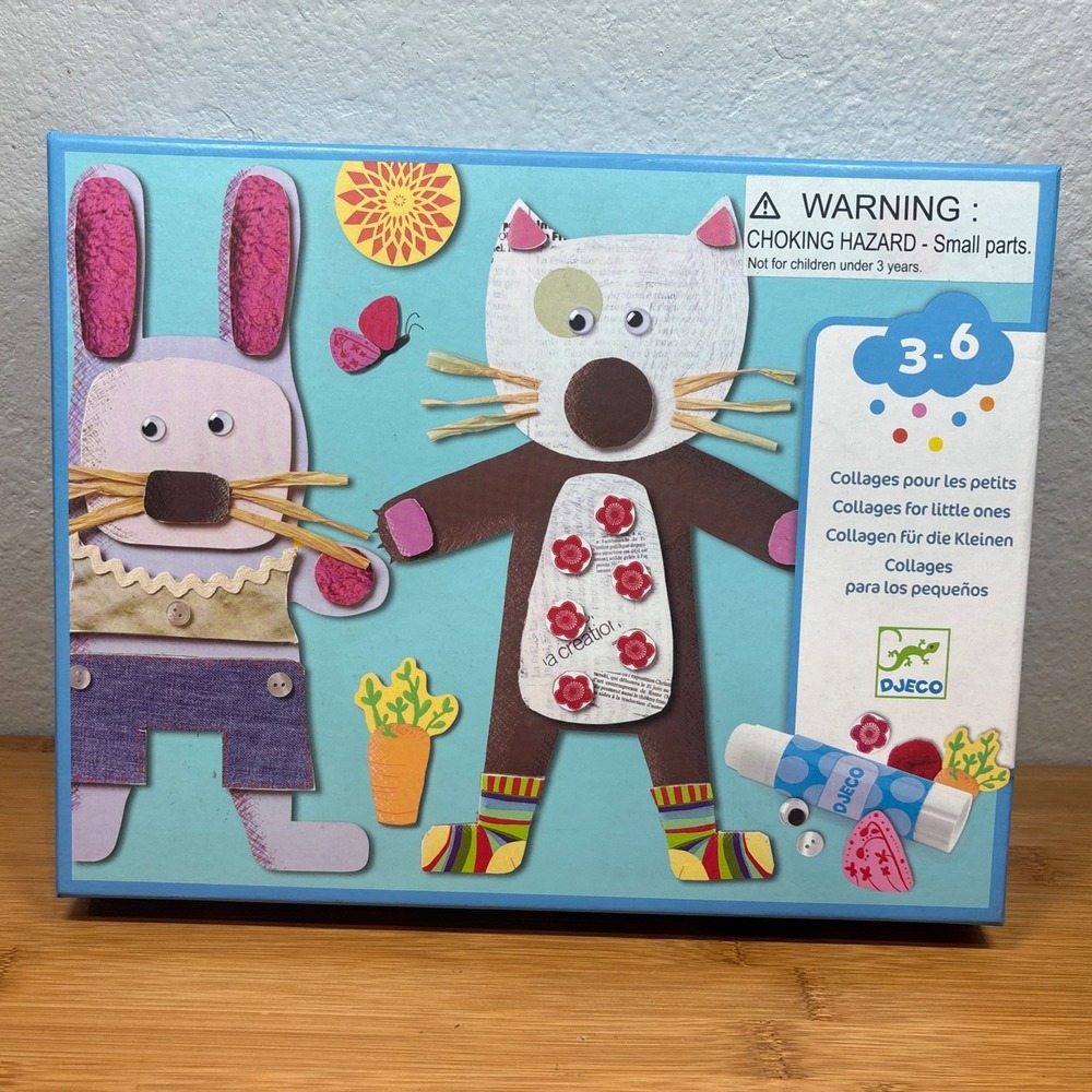 - Collages for Little Ones Arts & Crafts Kit - Rainy Day Activity - Premium C...